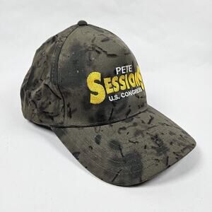 Cobra Camouflage "Pete Sessions" Snapback Cap, Size Adjustable